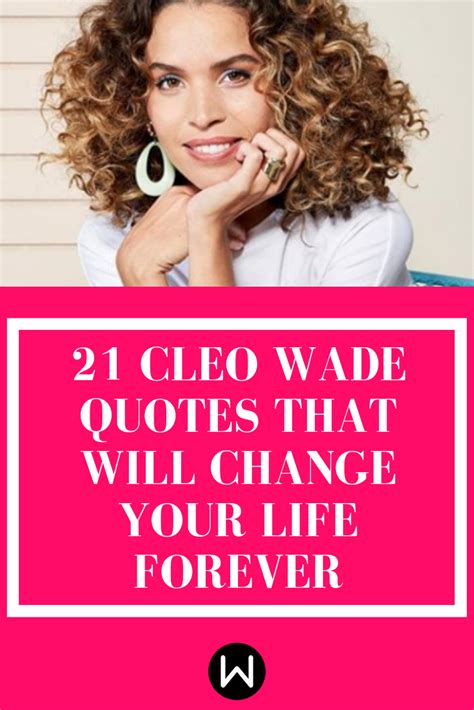 cleo wade quotes